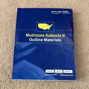 Kaplan PMBR Multistate Subjects II Outline Materials